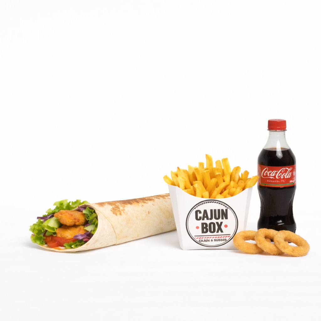 Klasik Cajun Wrap Menü