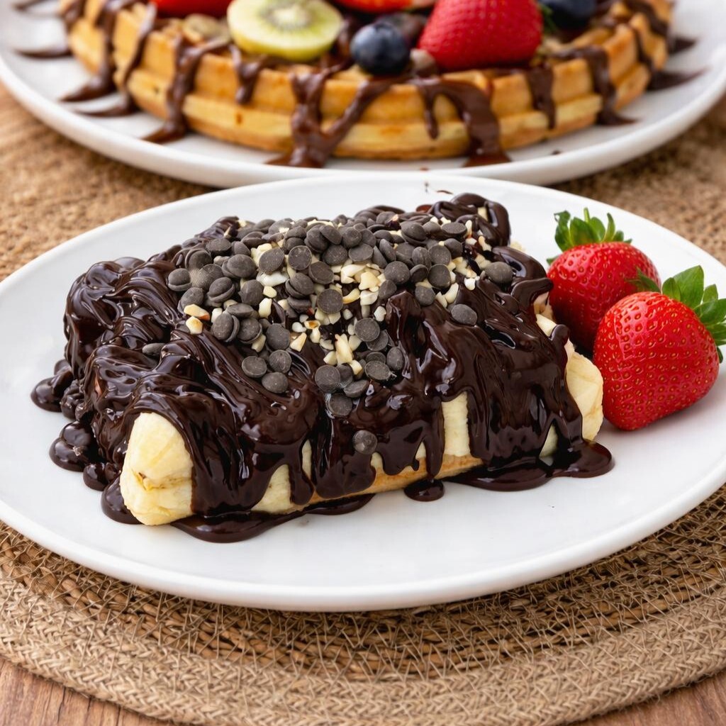 Bitter Çikolata Waffle