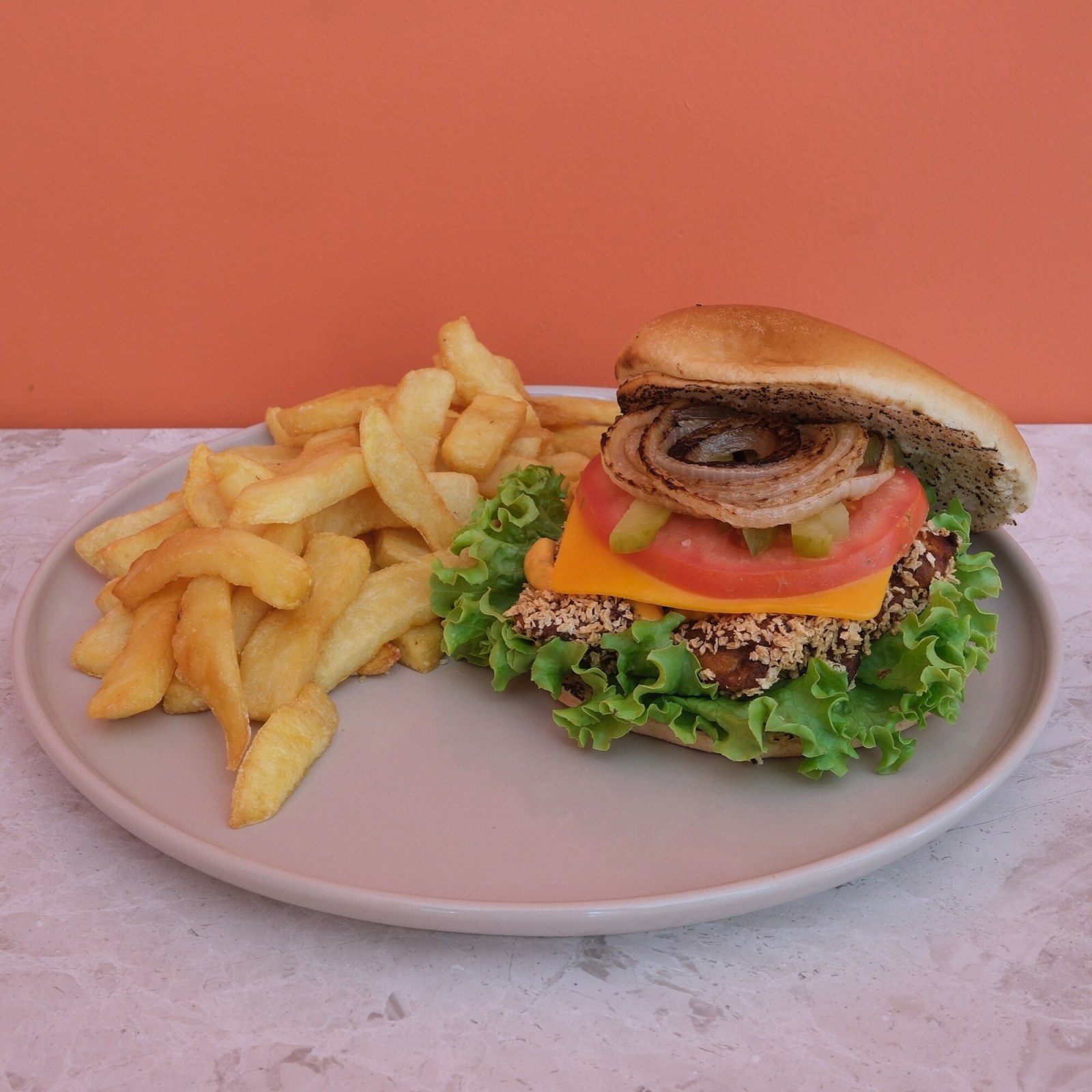 Çıtır Tavuk Hamburger