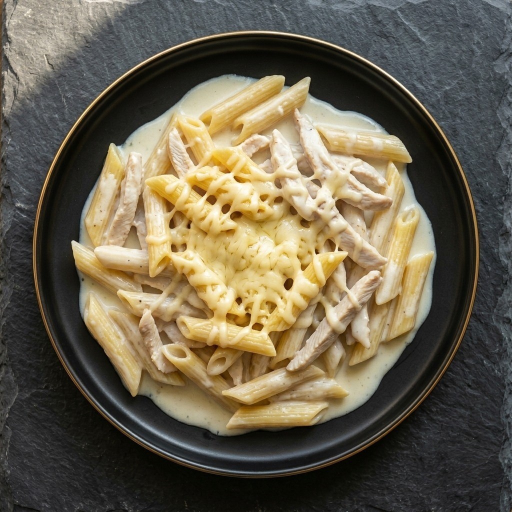 Acı Kremalı Tavuklu Penne