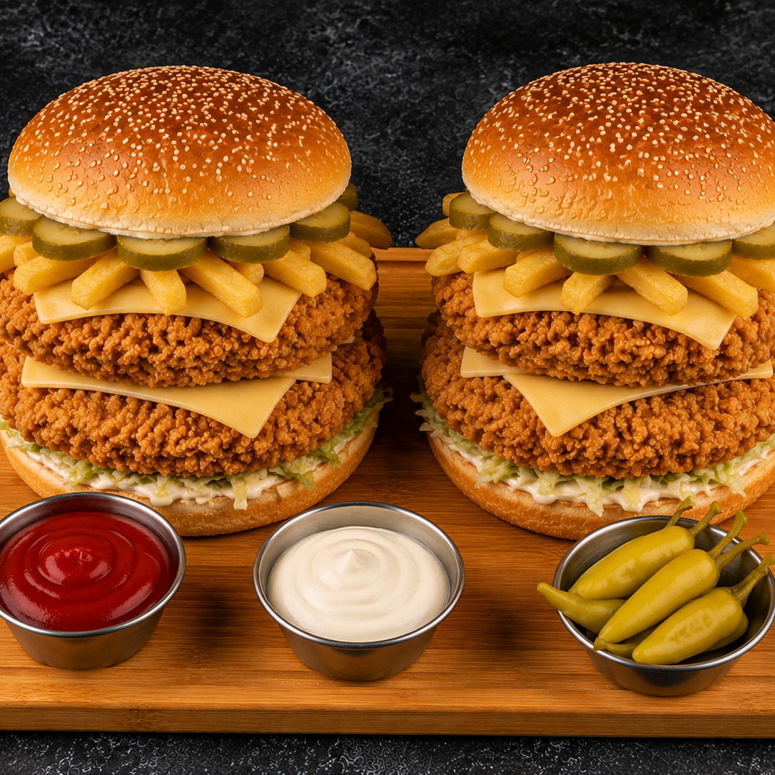 2'li Tavuk Burger 200 gr