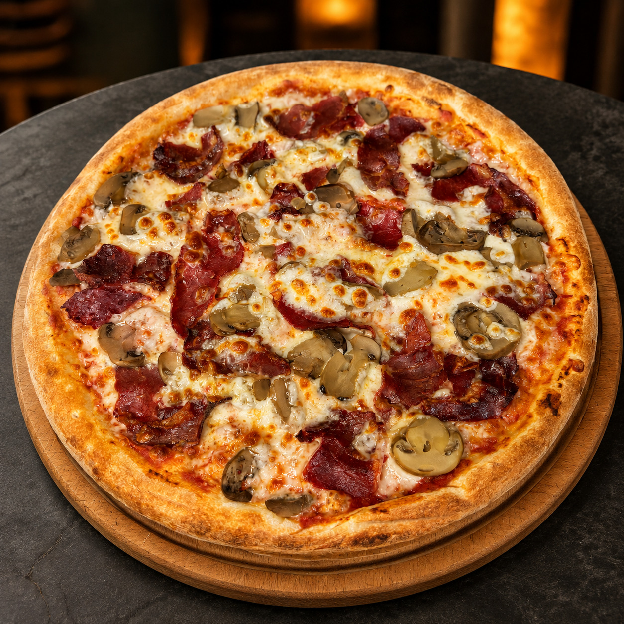 Pastırmalı Pizza (orta boy)