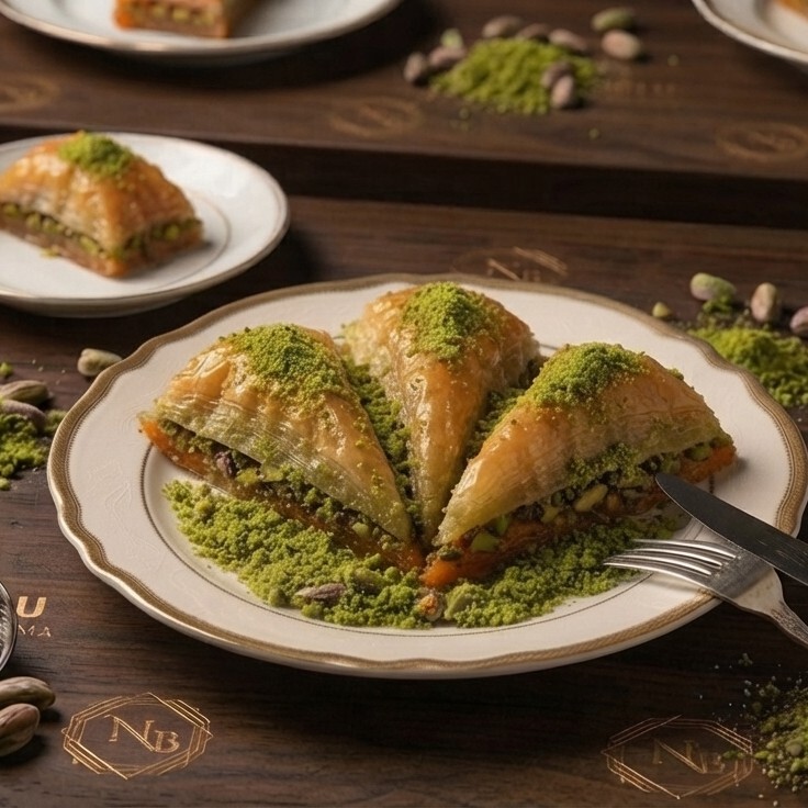 Fıstıklı Havuç Dilim Baklava Adet