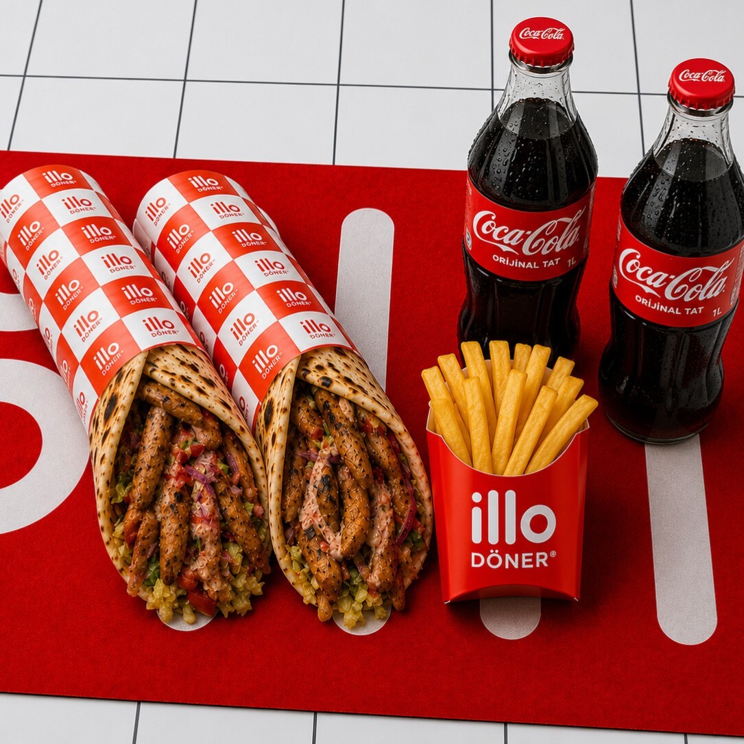 2 Tavuk Dürüm & 1 Patates Kızartması & 2 Kola