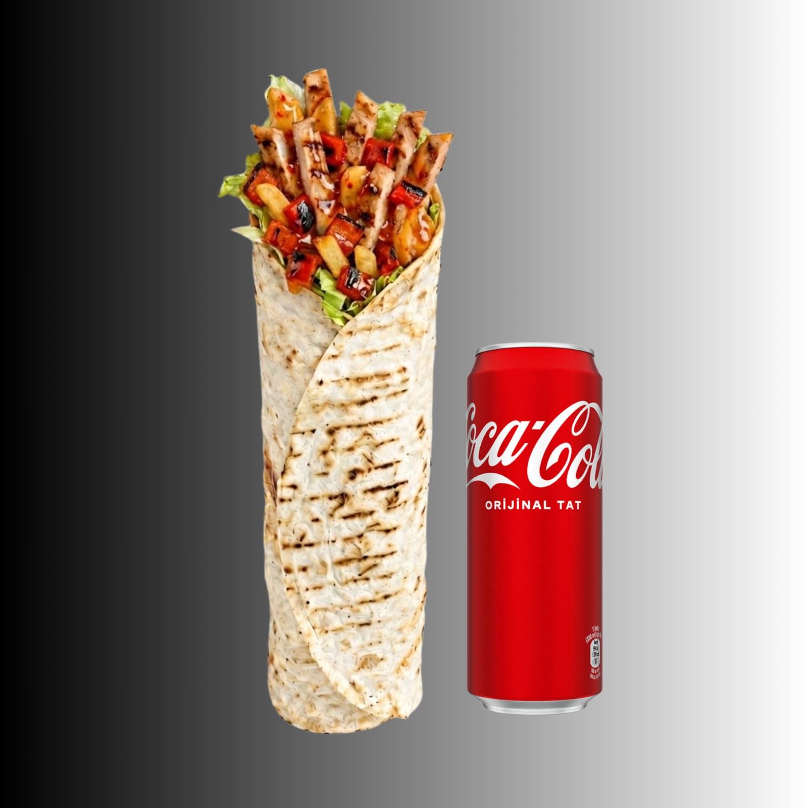 Glowroll Dürüm + Coca Cola 33 ml