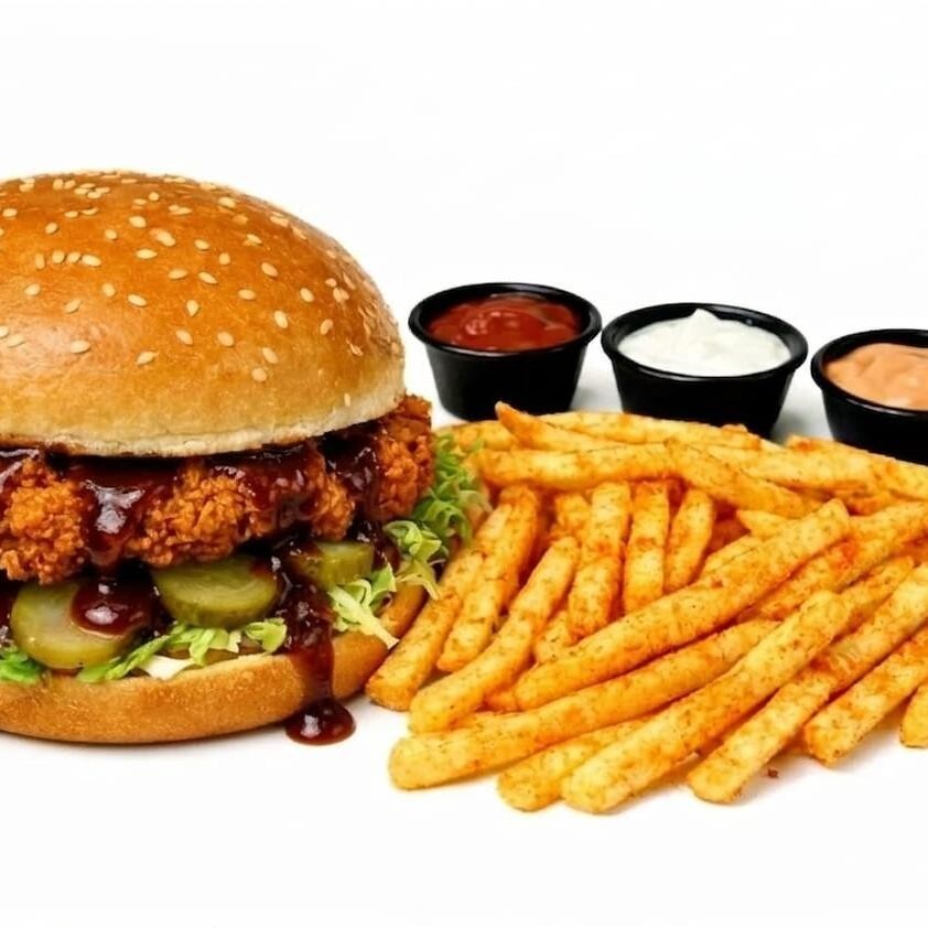 Barbekü Tavuk Burger