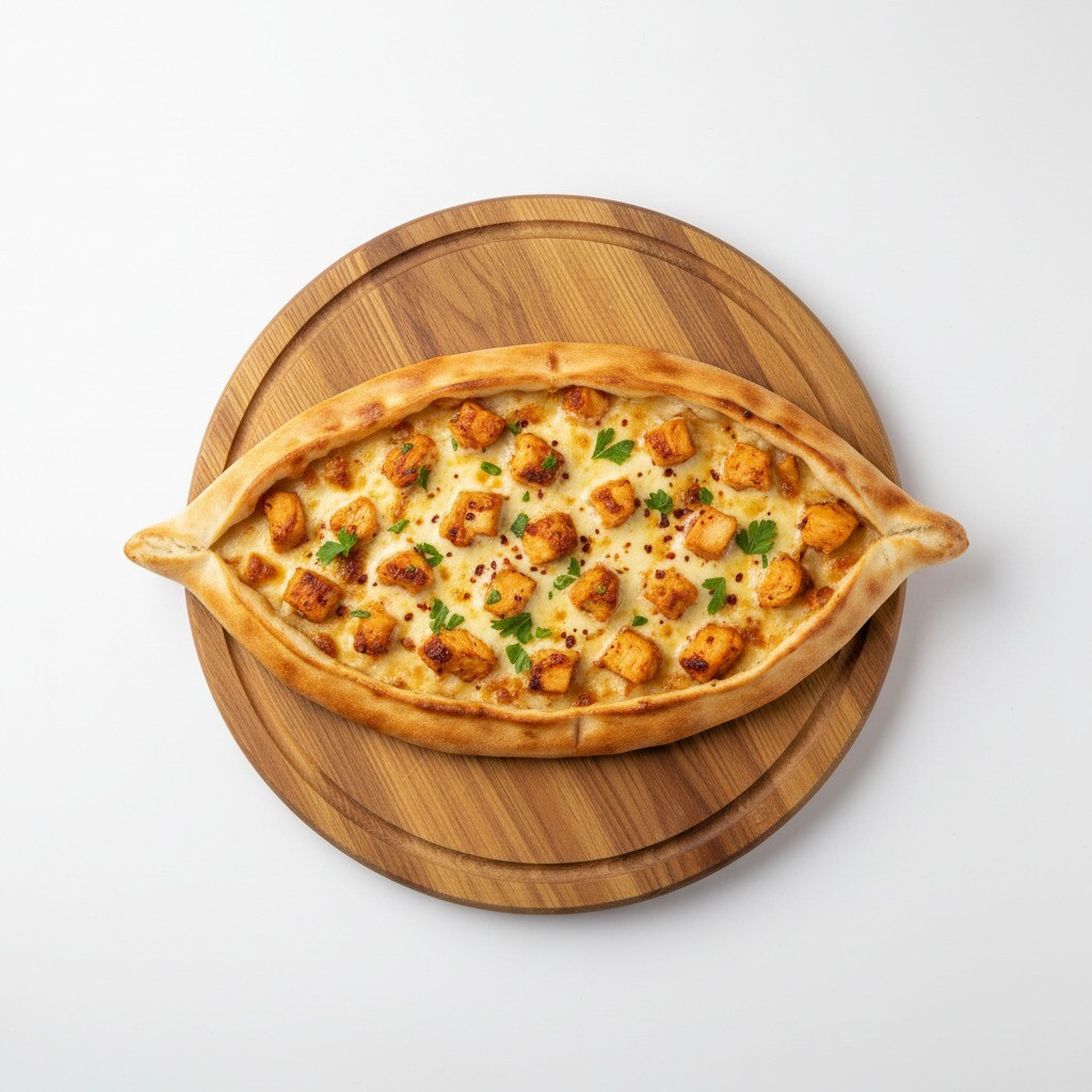 Tavuk Kaşarlı Pide
