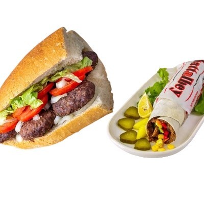 Sucuk Ekmek Çiğ Köfte Dürüm Menü