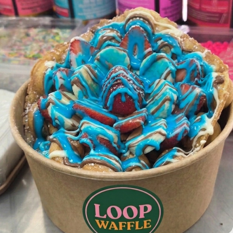 Bubble Gum Waffle Bowl