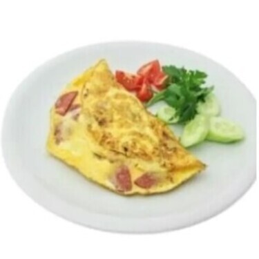 Kaşarlı Sucuklu Omlet
