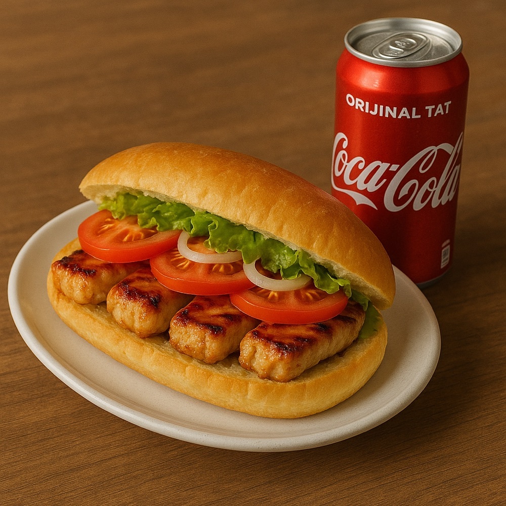 Ekmek Arası Tavuk Pirzola Menü