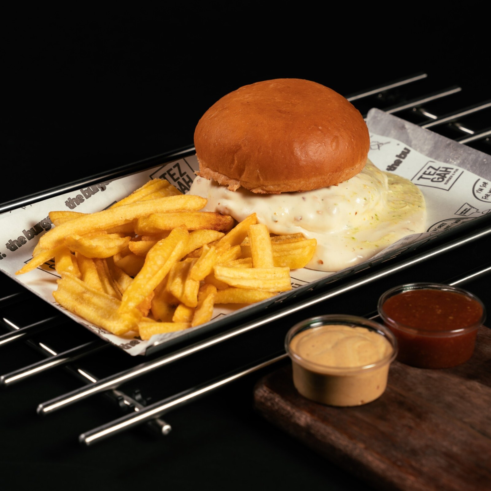 3 Peynirli Burger