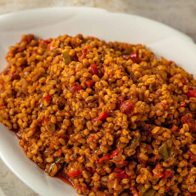 Sebzeli Bulgur Pilavı