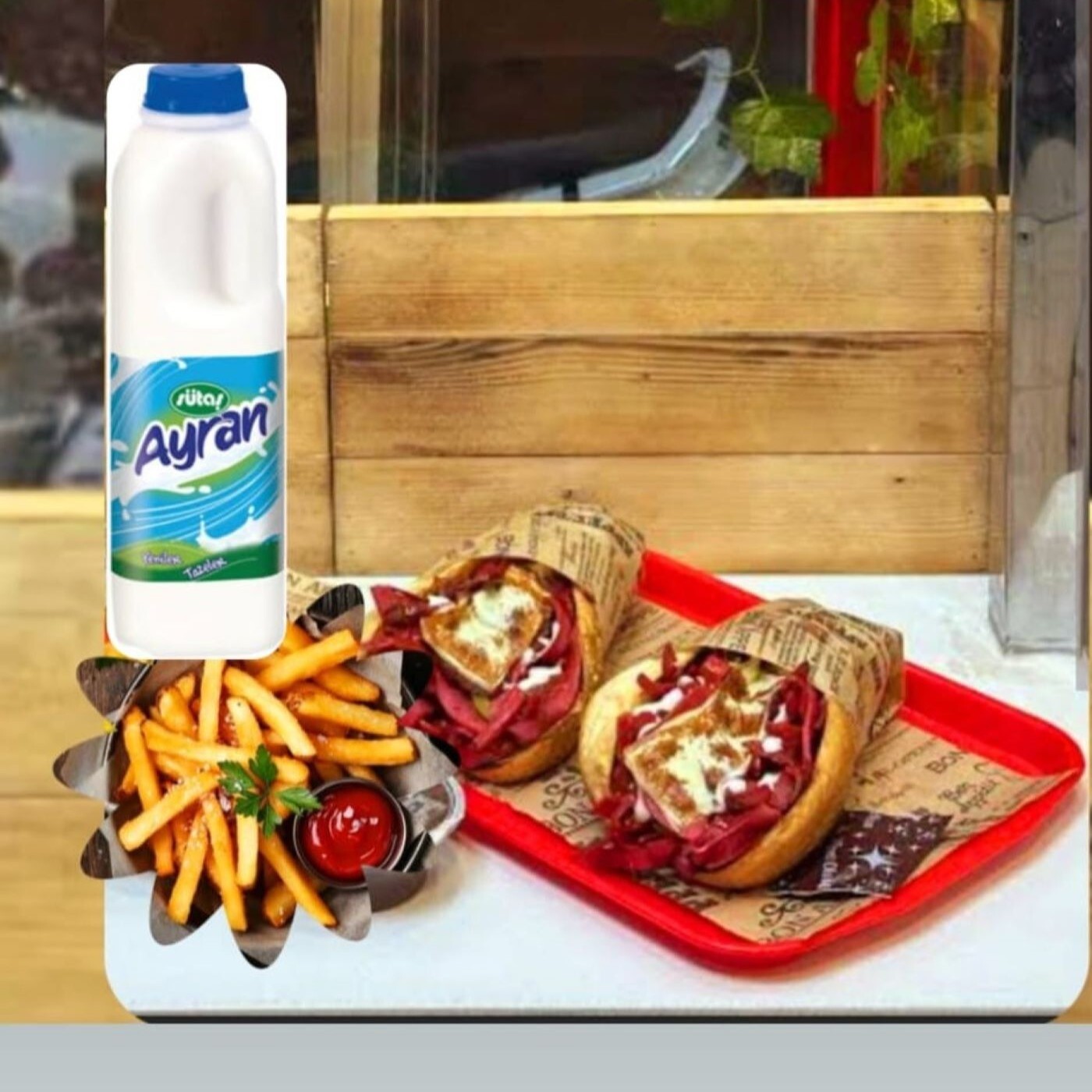 İkili Maxi Menü Ayranlı