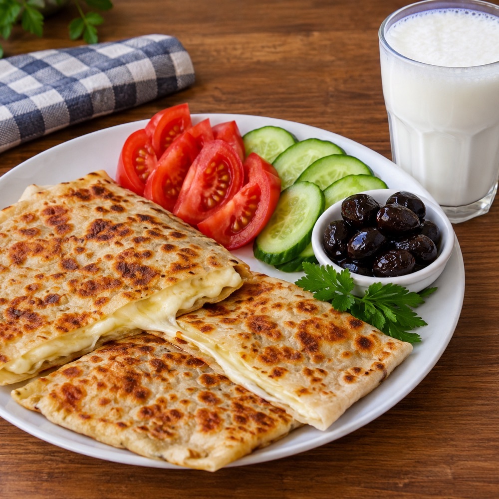 Kaşarlı Gözleme + Ayran