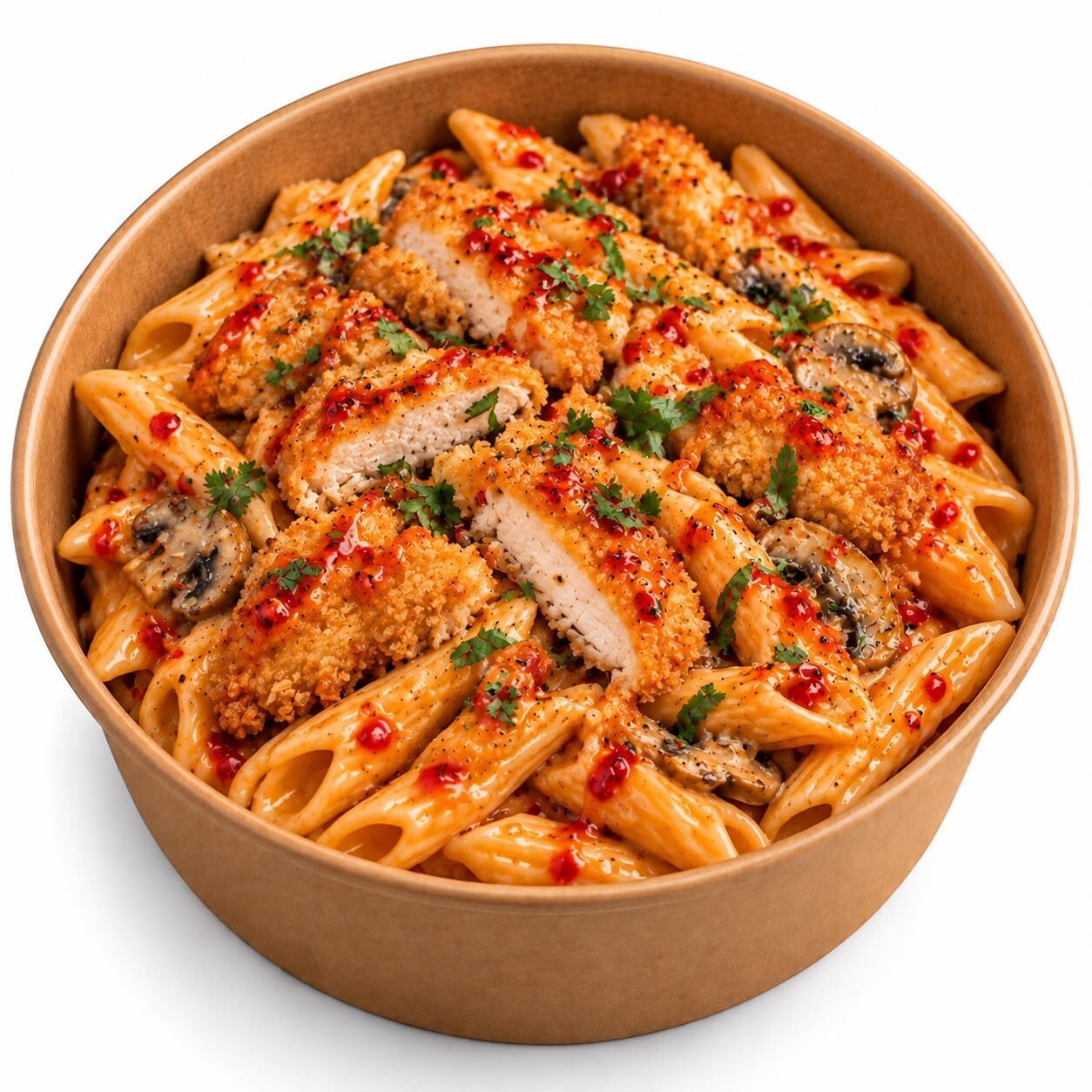 Sweet Chili Soslu Çıtır Tavuklu Penne