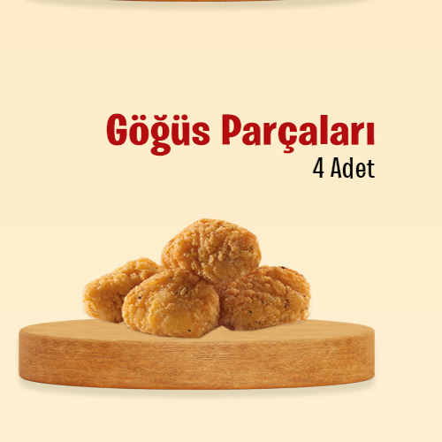4'lü Tavuk Göğüs Parçaları