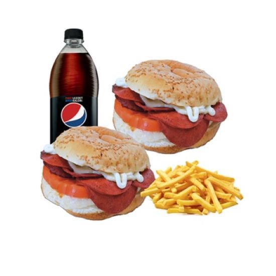 2'Li İso Özel Sucuk Burger Menü