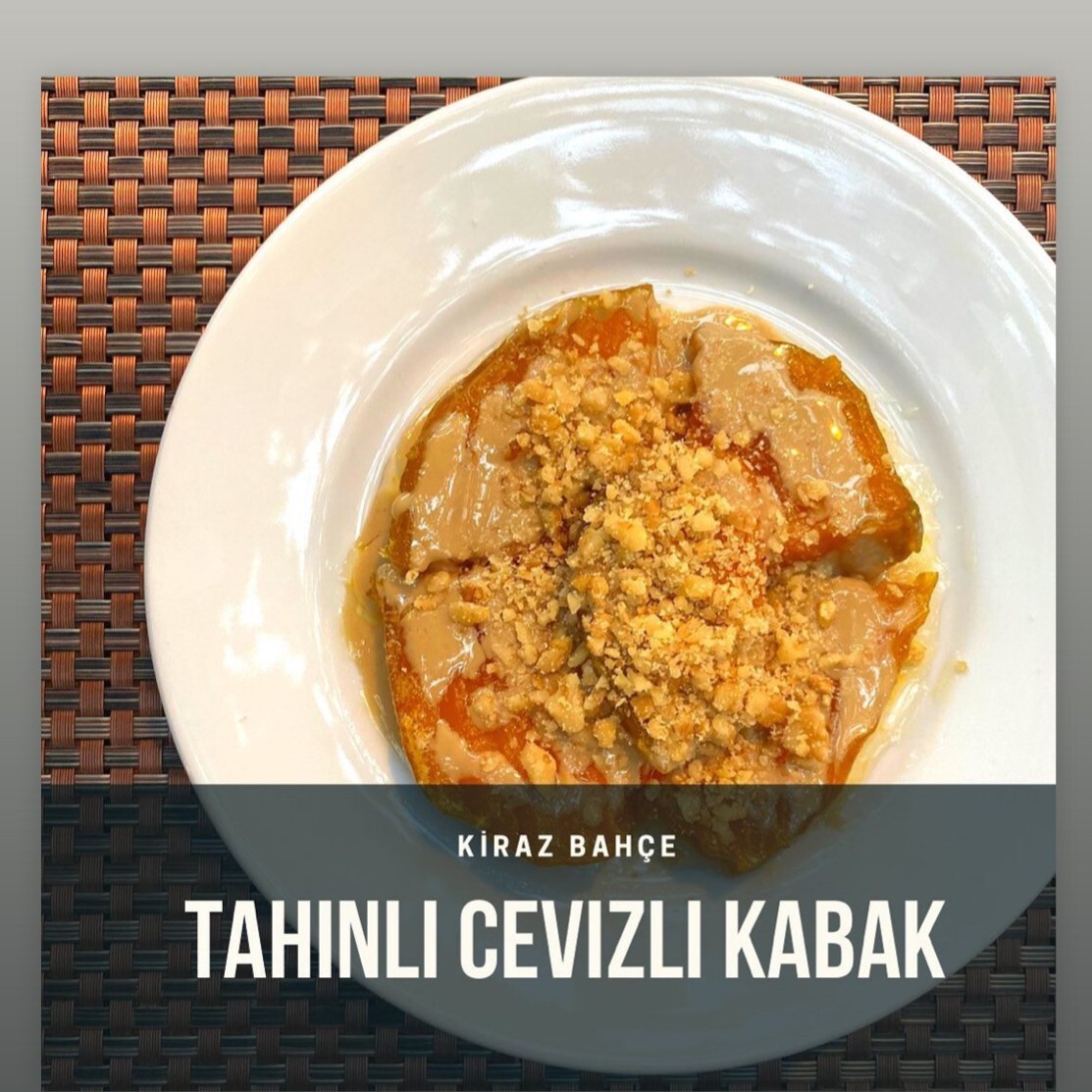 Tahinli Cevizli Kabak Tatlısı