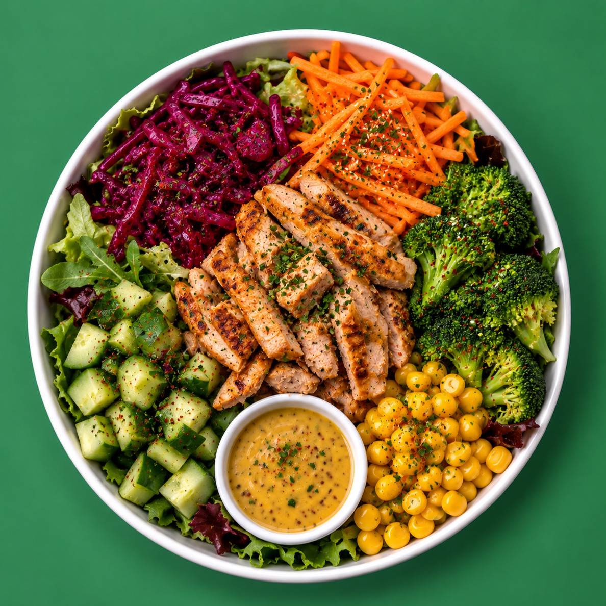 Diyet Salata Tavuk Bowl