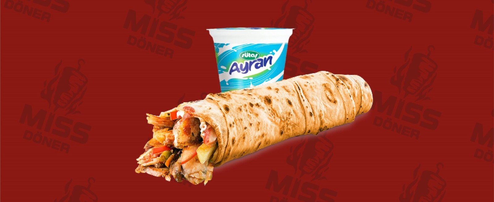 Tavuk Dürüm + Ayran