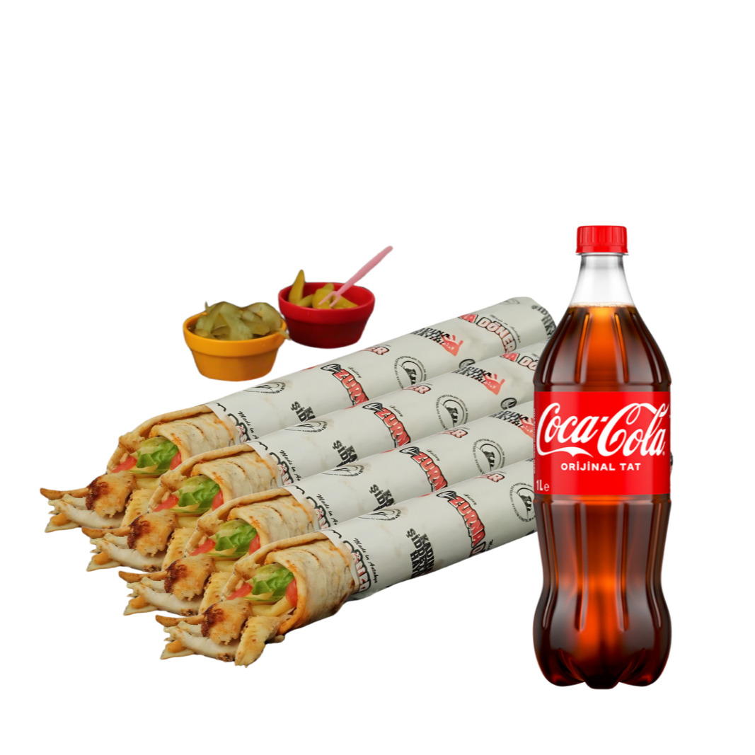 4'lü Full Döner Menü