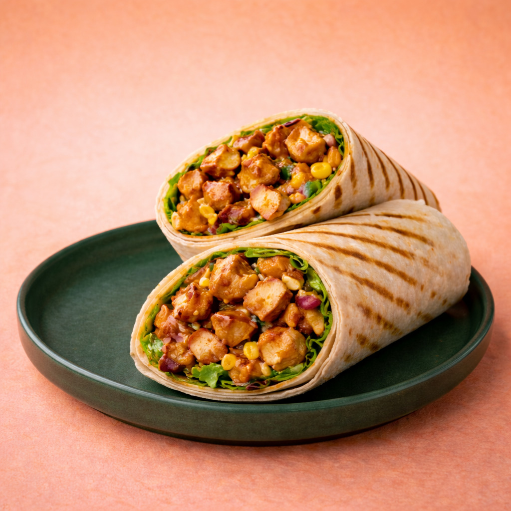 Barbekü Soslu Tavuklu Wrap