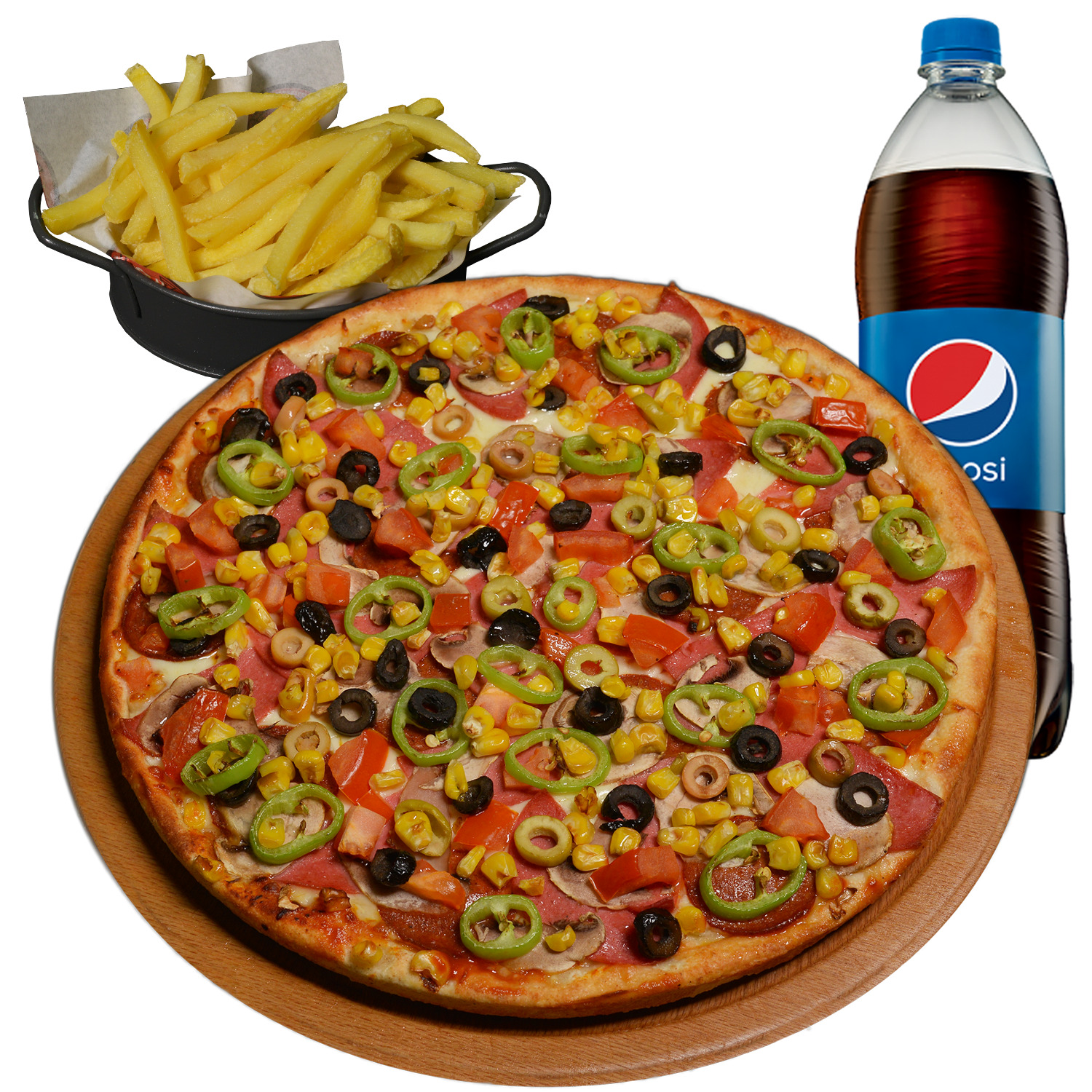 Full Karışık Pizza (Büyük) Menü
