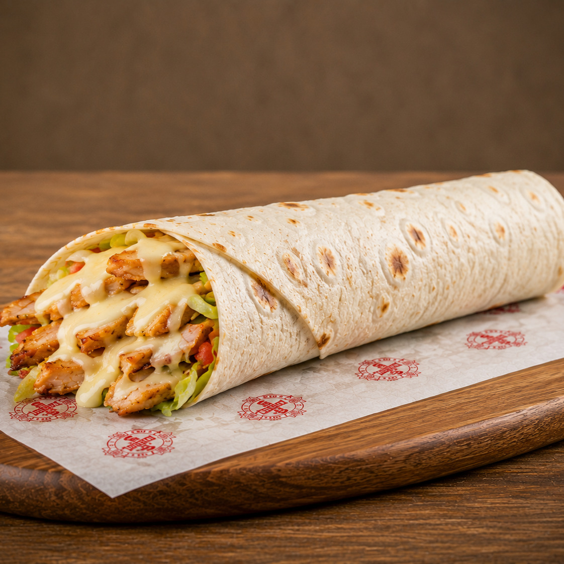 Kaşarlı Tavuk Döner Dürüm