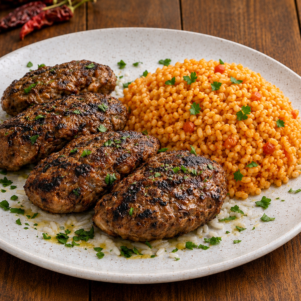 Izgara Köfte & Bulgur Pilavı (300 gr.)