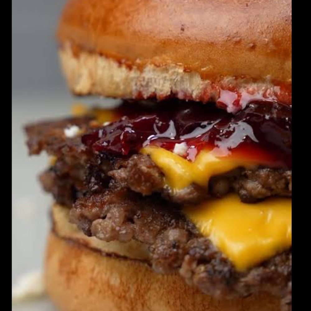 Hot Cherry Smash Burger