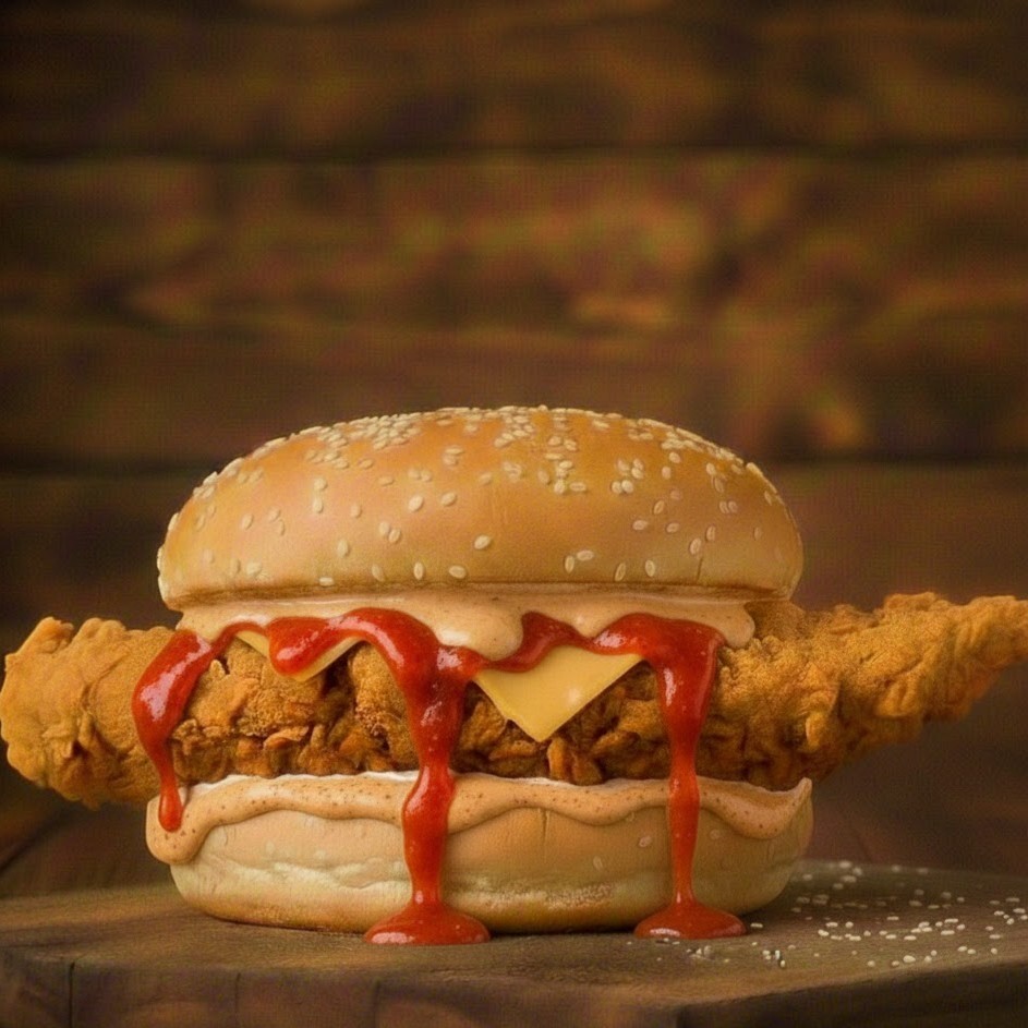 Chitpotle Tavuk Burger - Patatessiz