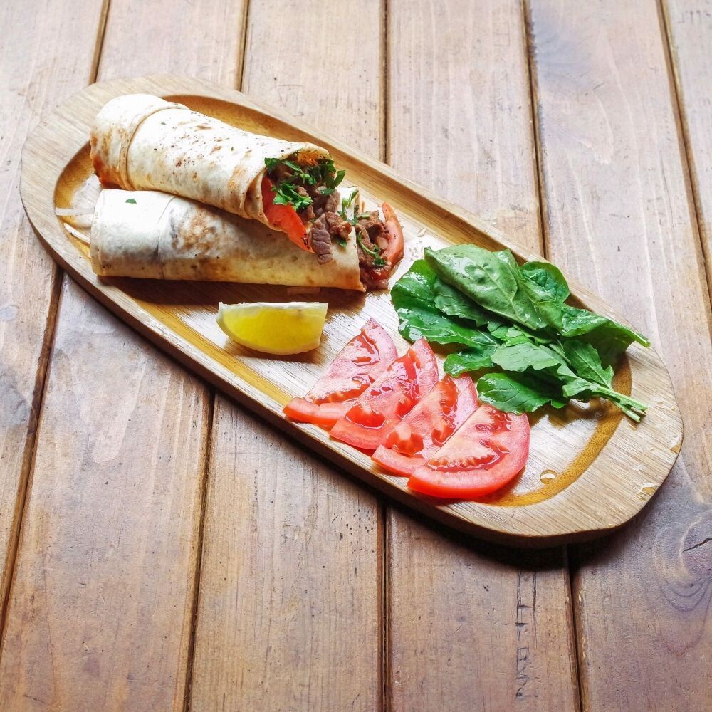 Çift Lavaşlı Et Tantuni Dürüm