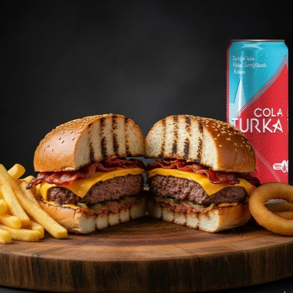 Steak Burger + içecek
