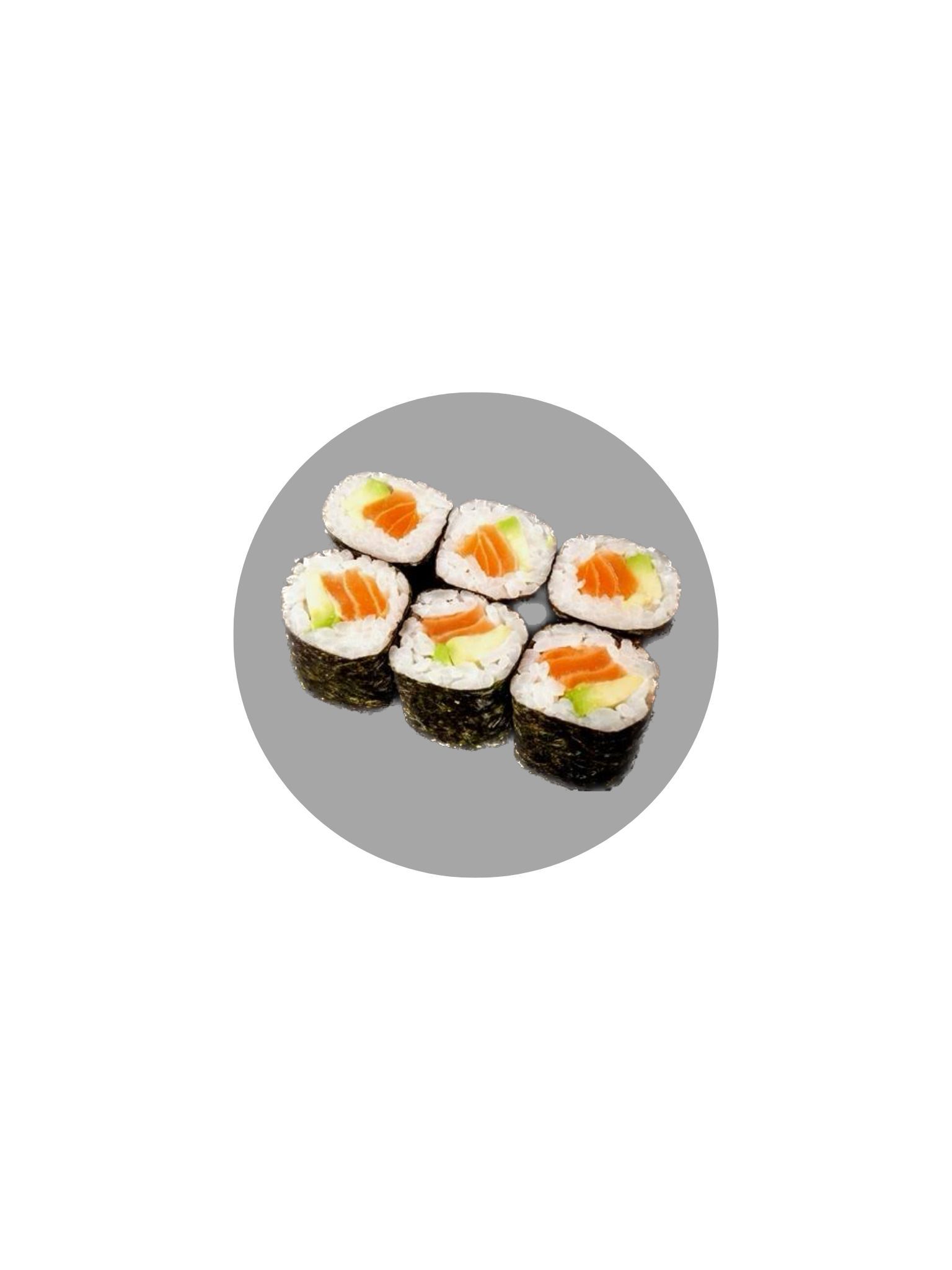 Sake Avakado Maki 6 Parça
