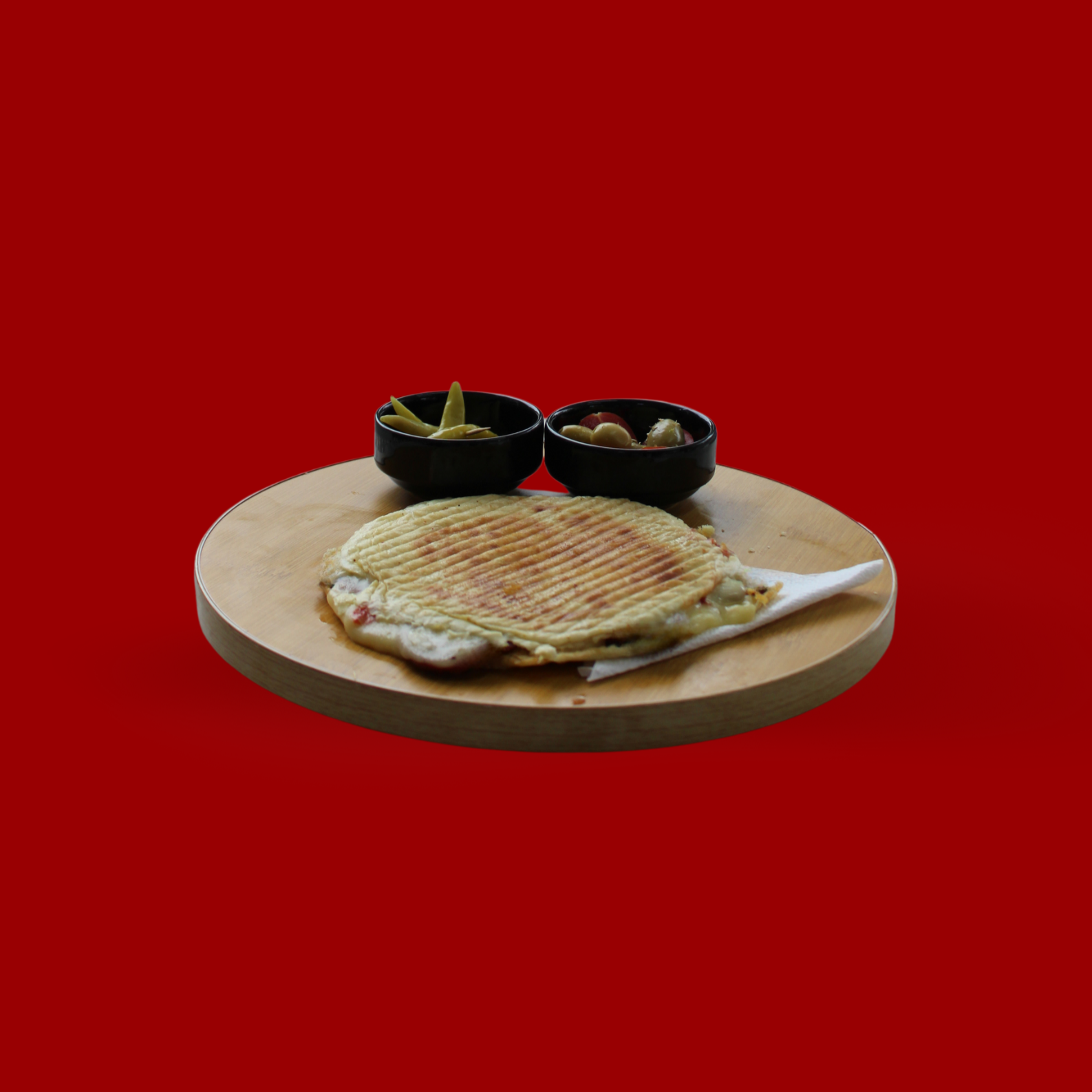 Bazlama Kaşarlı Tost