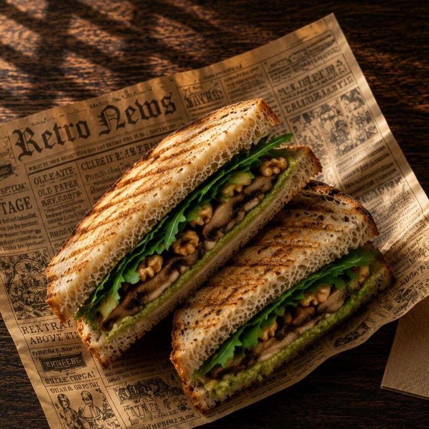 Mantarlı Avokadolu Tost
