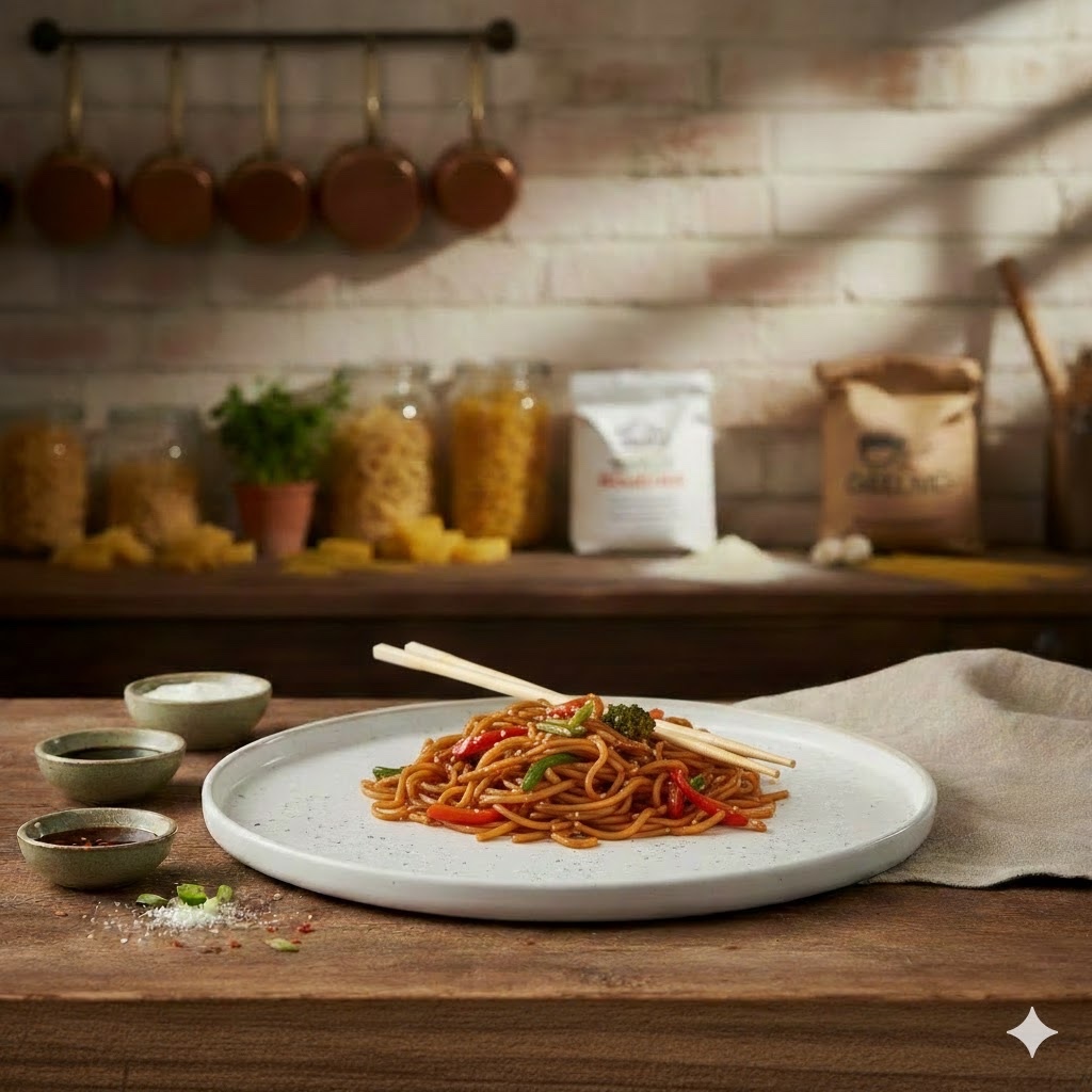 Sebzeli Noodle