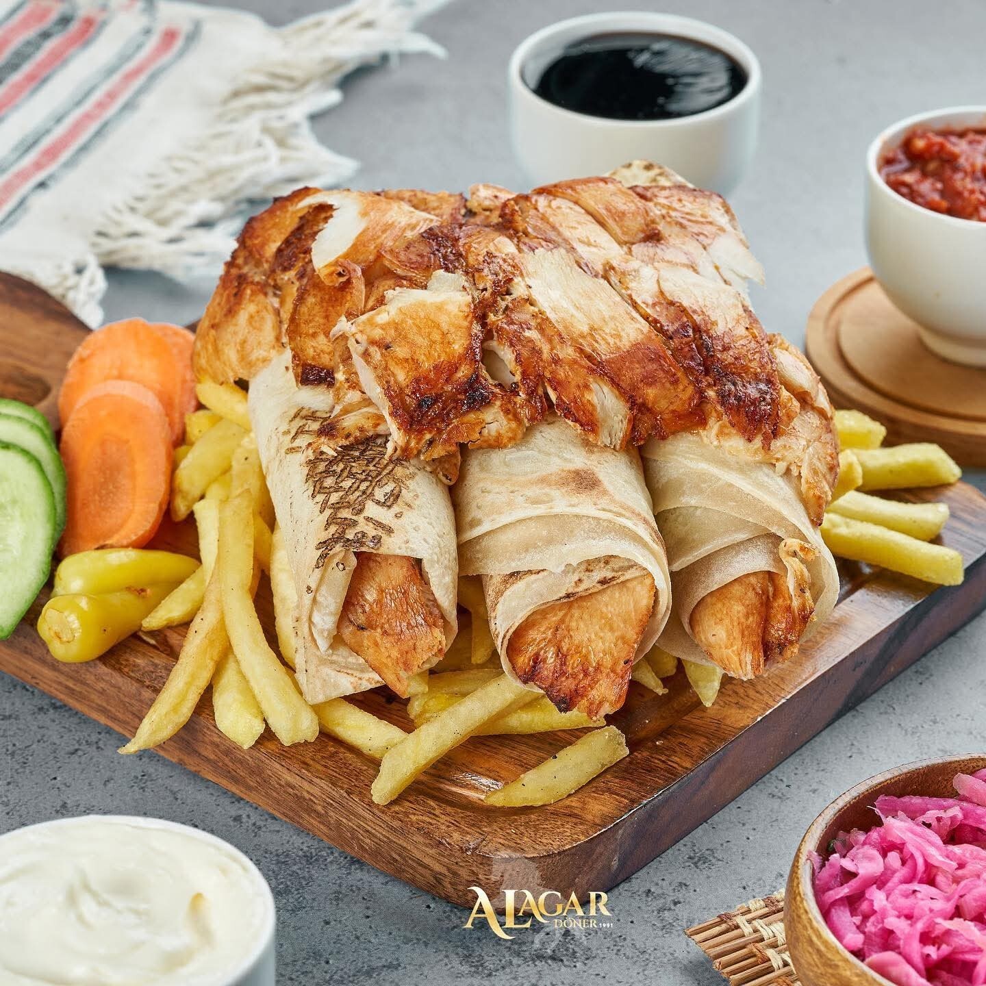 Porsiyon alagar tavuk döner