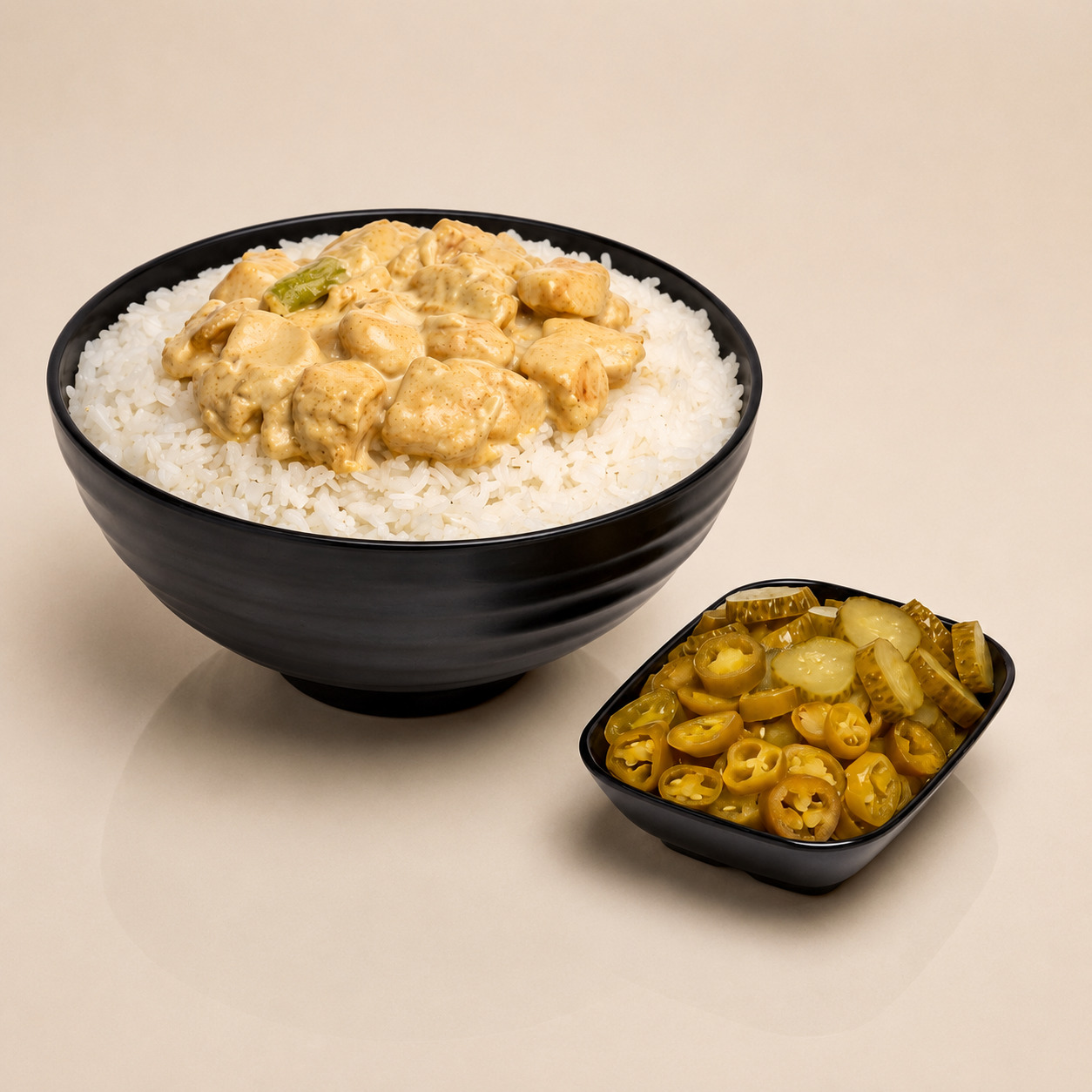 Demi Glace Soslu Tavuk Pilav