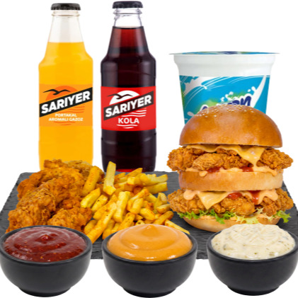 Big Town Tenders Burger Menü