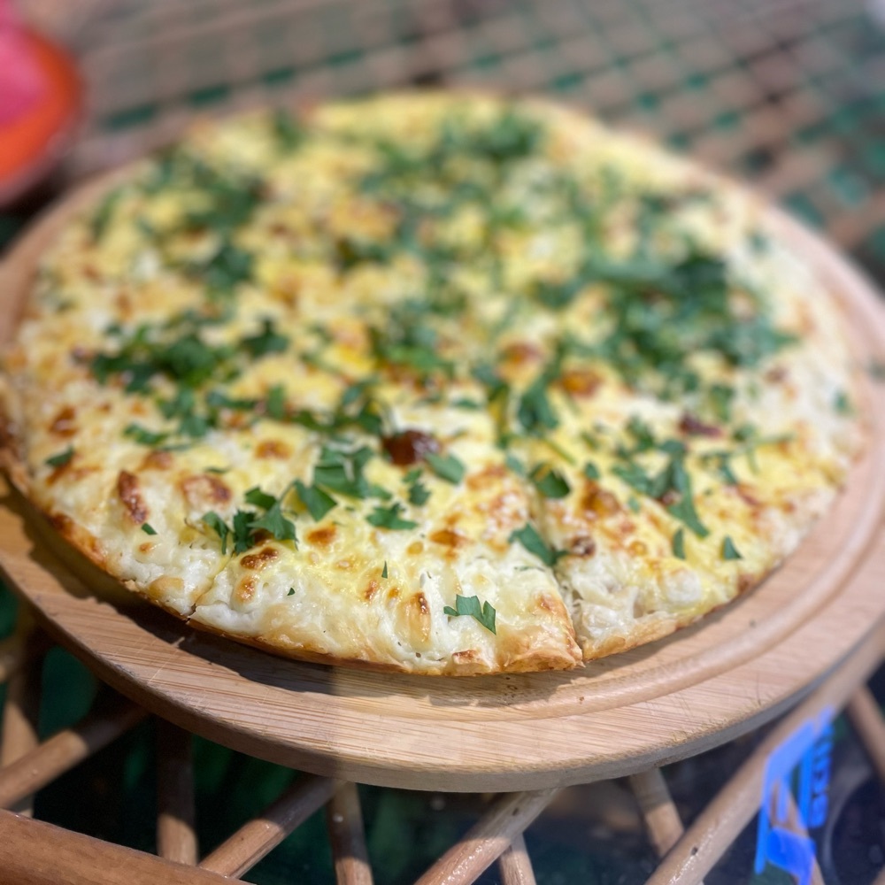 Vejetaryen Pizza Menü + Kızarma + Kola (Büyük Boy)