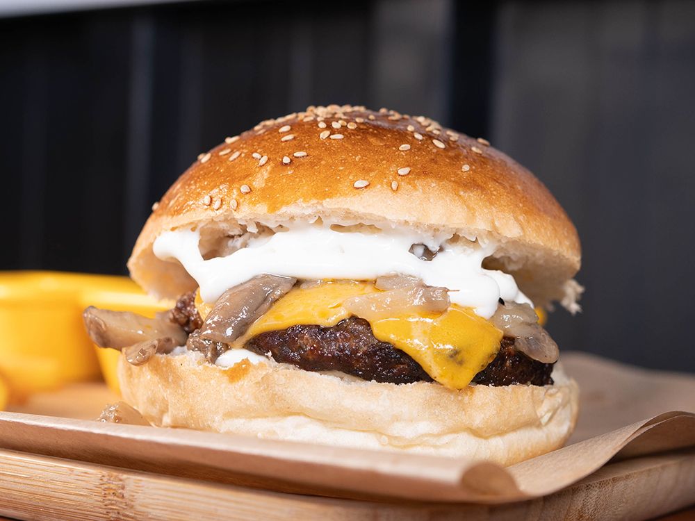 Mushroom Burger ( Mantarlı )