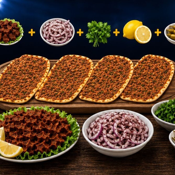4’lü Lahmacun Pepsi Menü