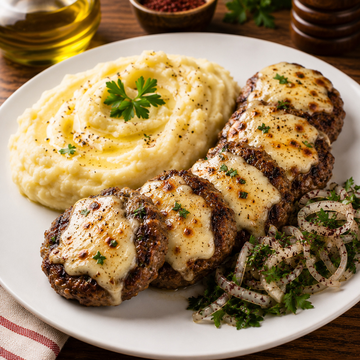 Kaşarlı Köfte & Patates Püresi (300gr)