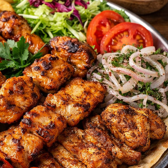 Tavuk Karışık+Çorba+ayran+Salata