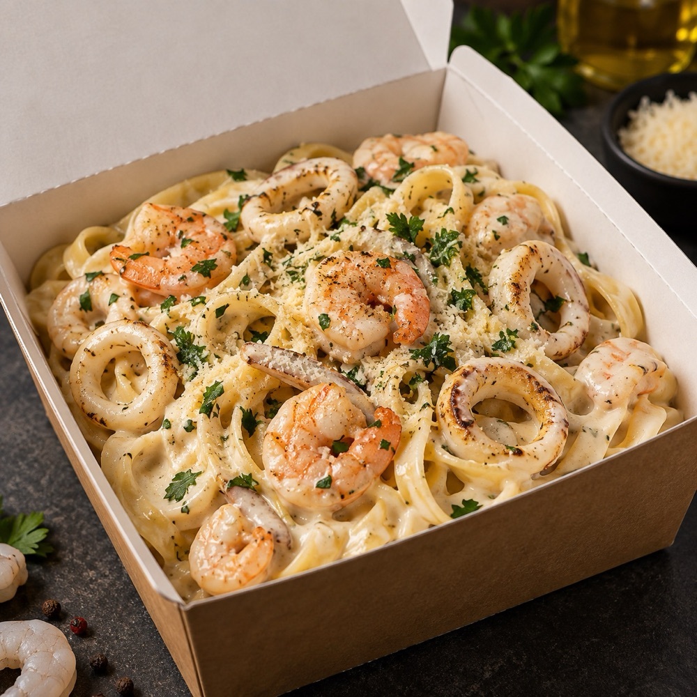 Deniz Mahsullu Fettucini