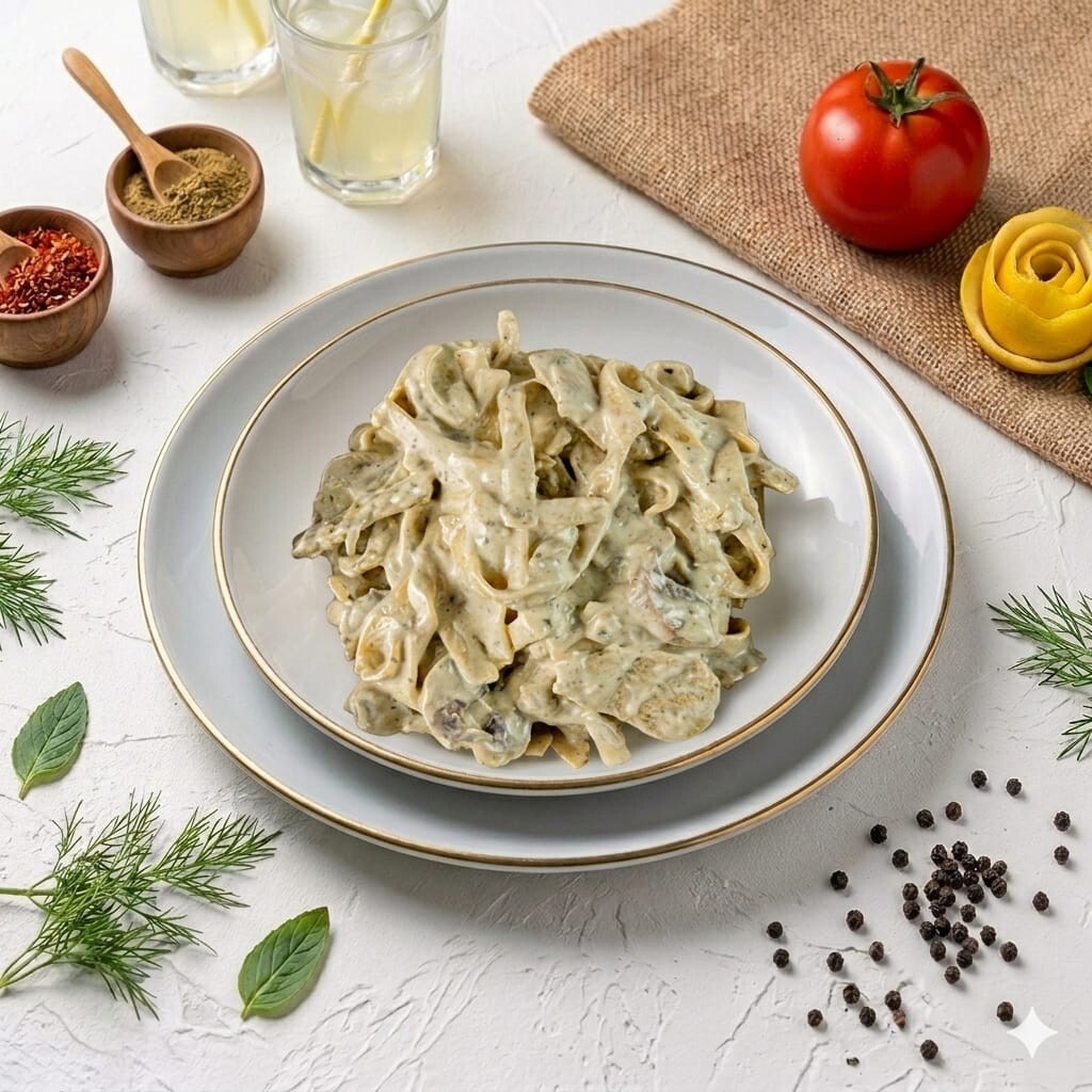 Tagliatelle Fettuccine Alfredo