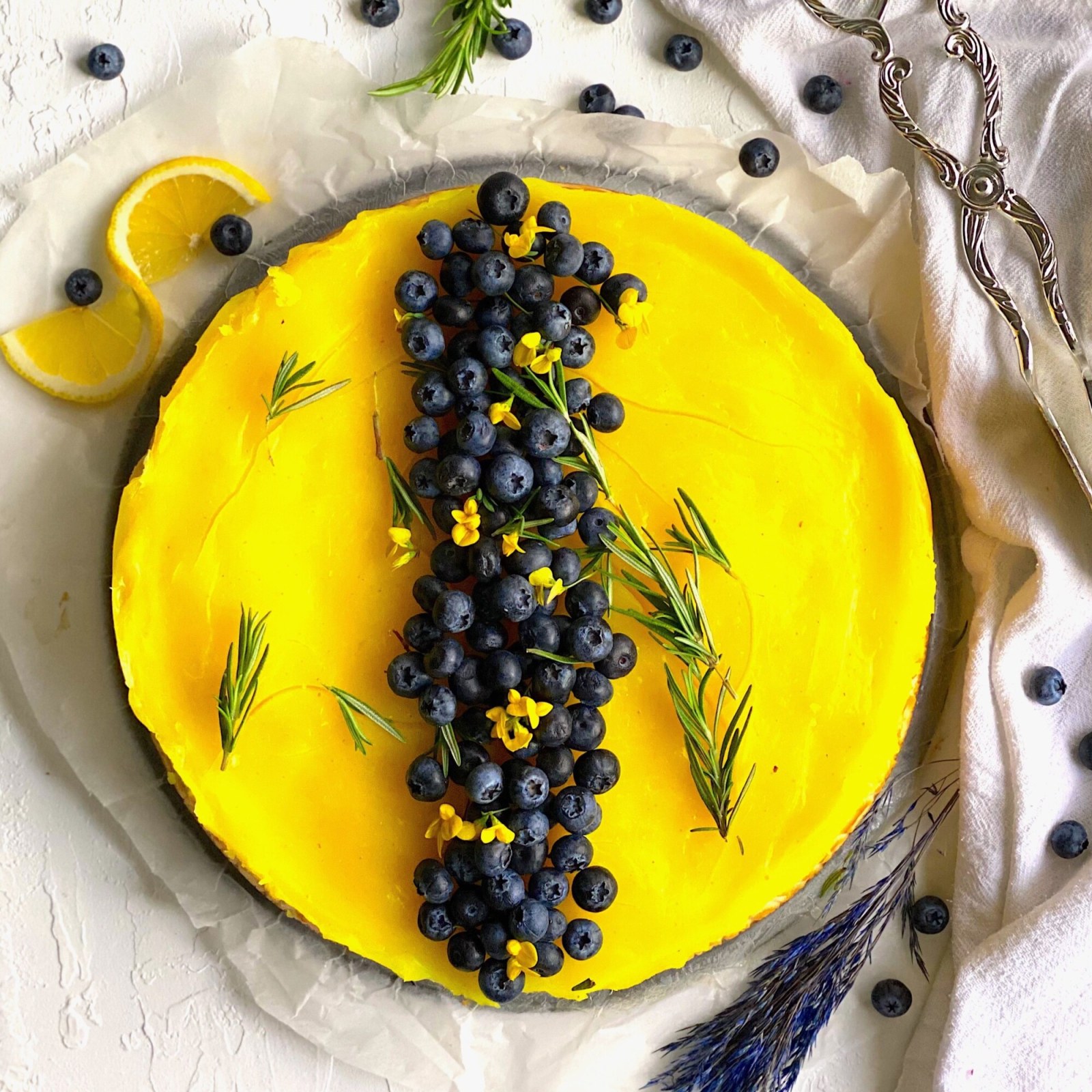 Limonlu ve Mangolu Cheesecake