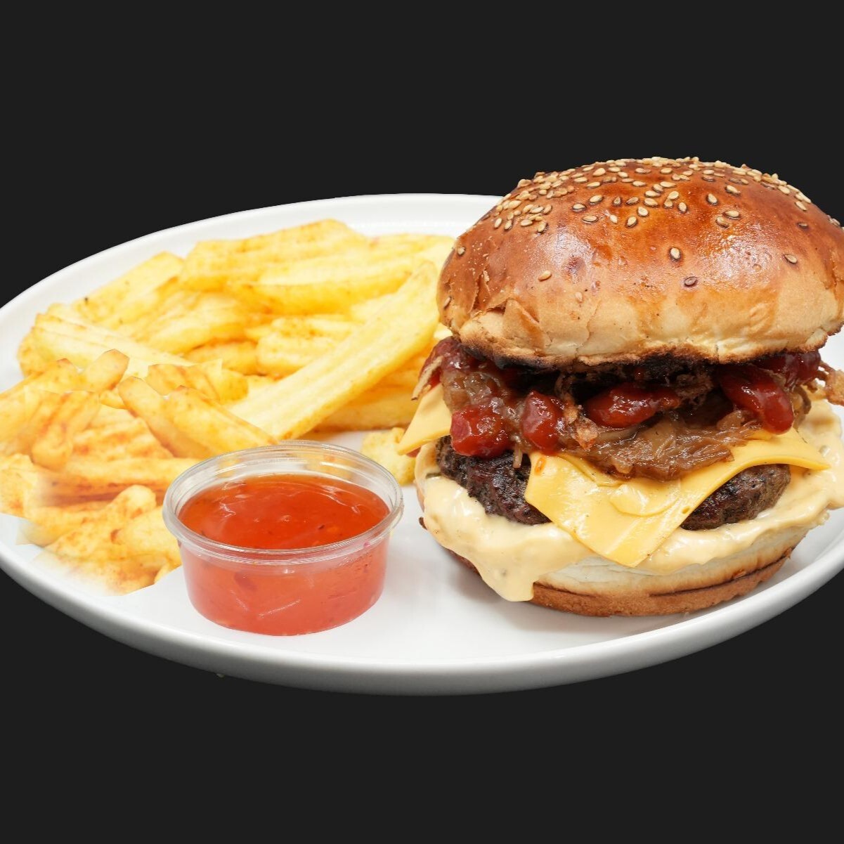 Çift Soğanlı Kavruk Burger (Onion Mix)